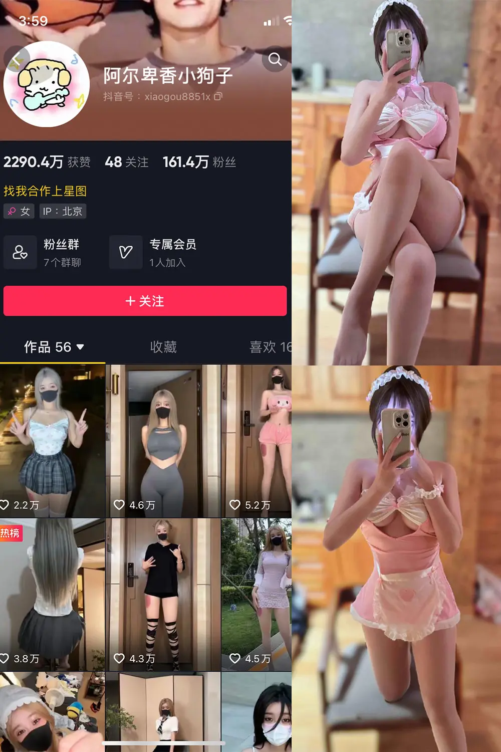 抖音 阿尔卑香小狗子 微密圈 NO.039期 [10P]-微密部落