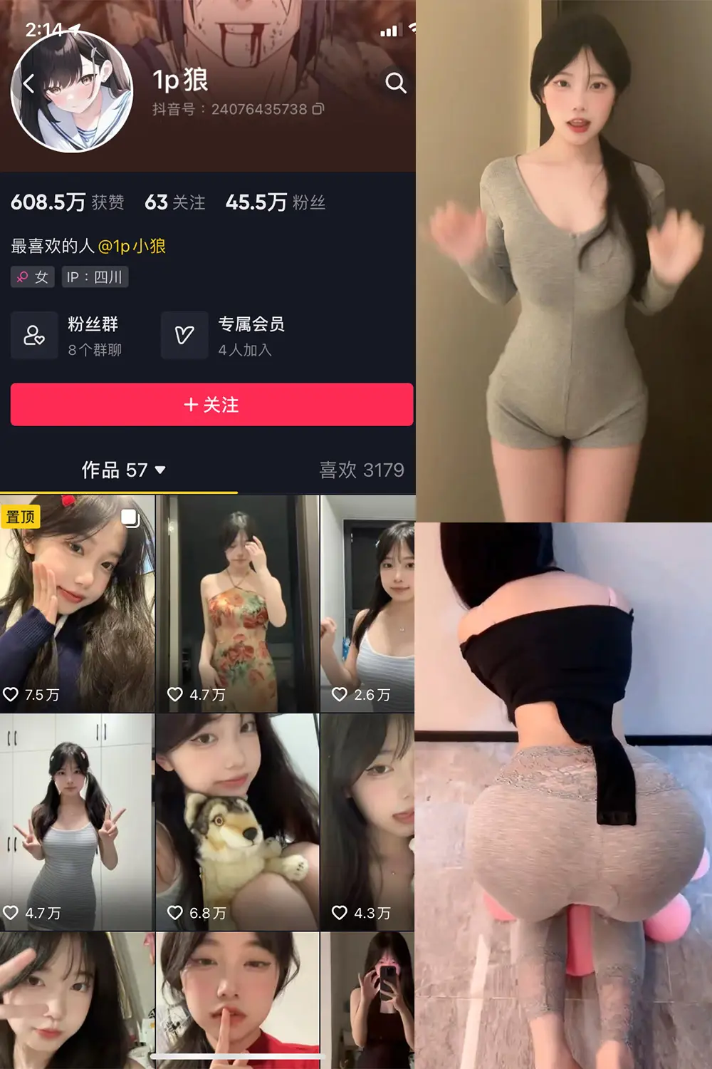 抖音 1p狼 微密圈 NO.008期 [17P15V]最新至：2024.5.1-微密部落