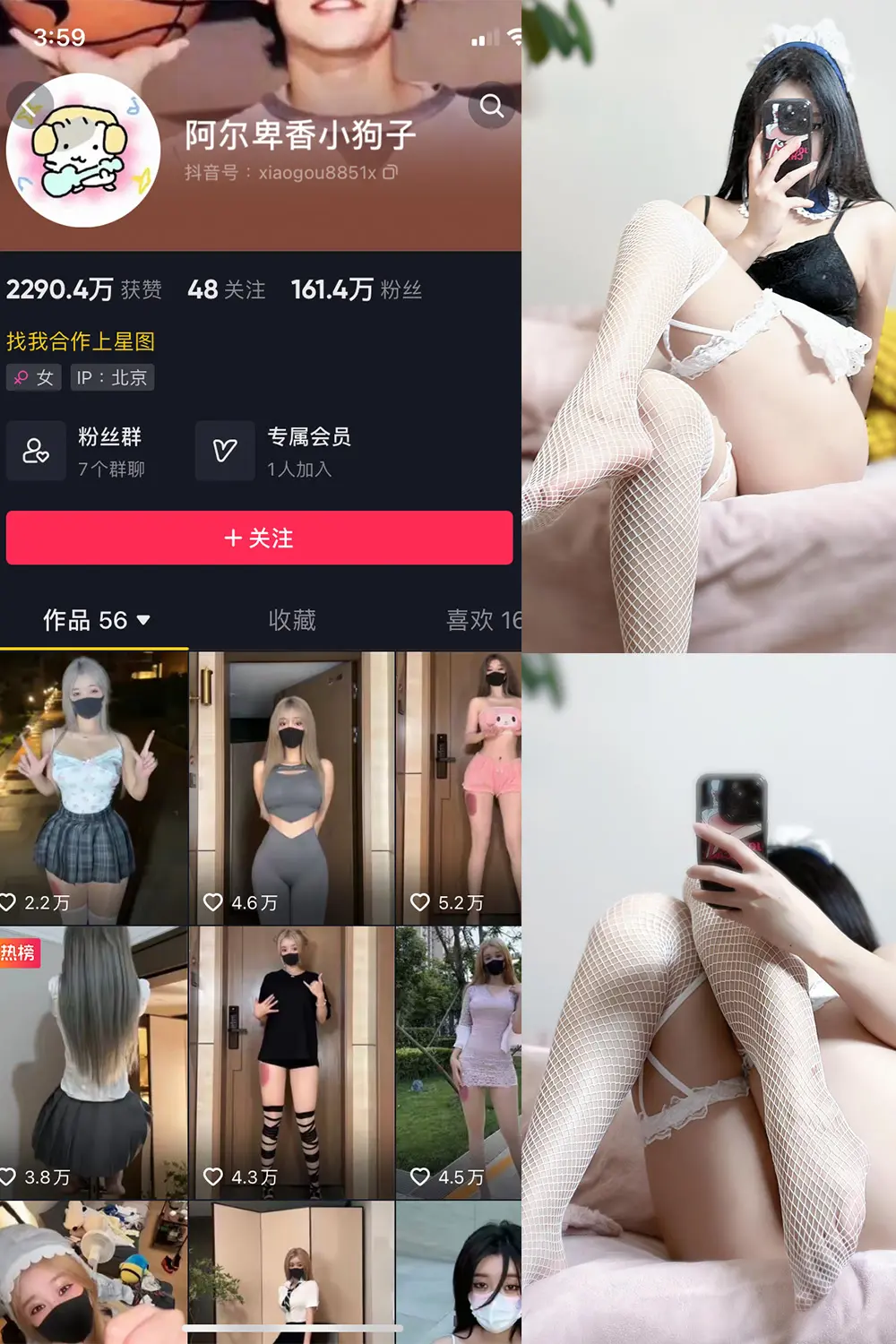 抖音 阿尔卑香小狗子 微密圈 NO.033期 [19P]最新至：2023.10.16-微密部落