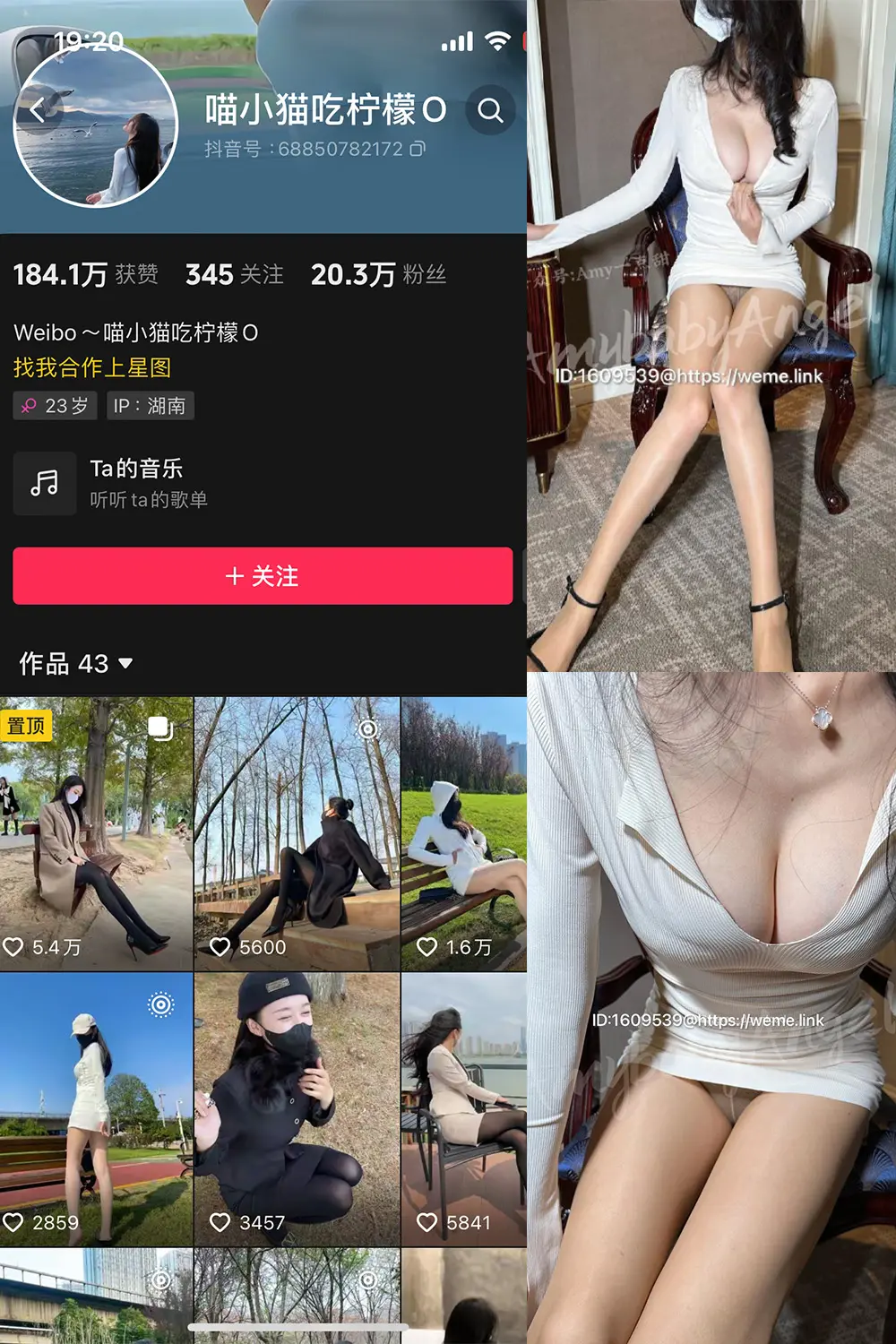 抖音 喵小猫吃柠檬 微密圈 NO.006期 [56P]-微密部落