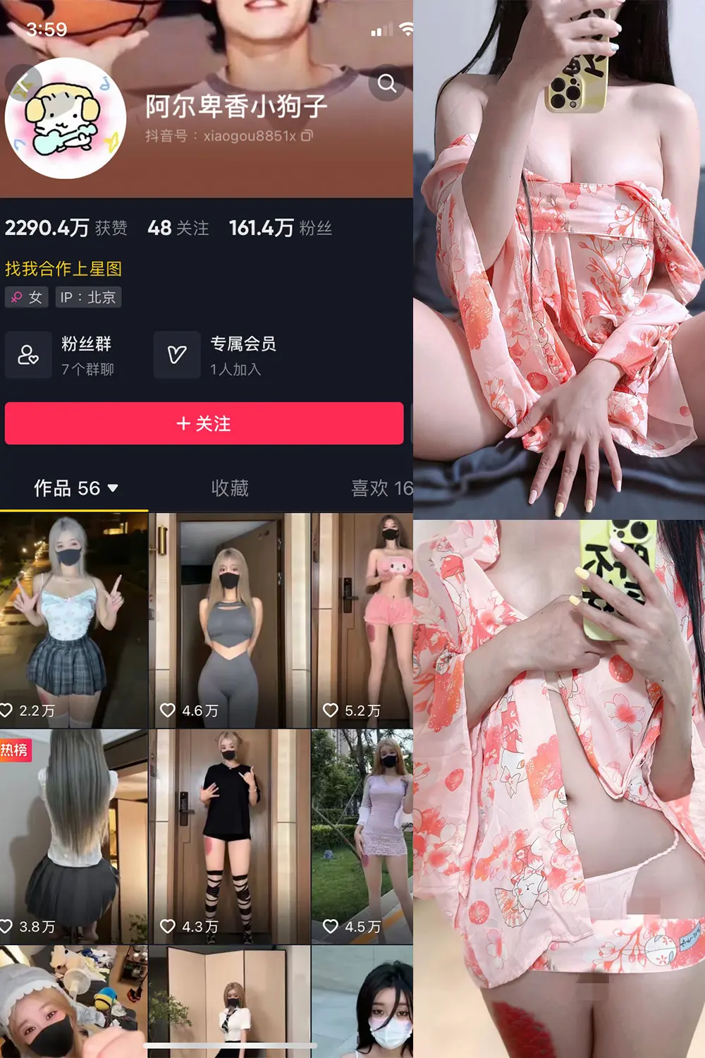 抖音 阿尔卑香小狗子 微密圈 NO.052期 [22P4V]最新至：2024.7.11-微密部落