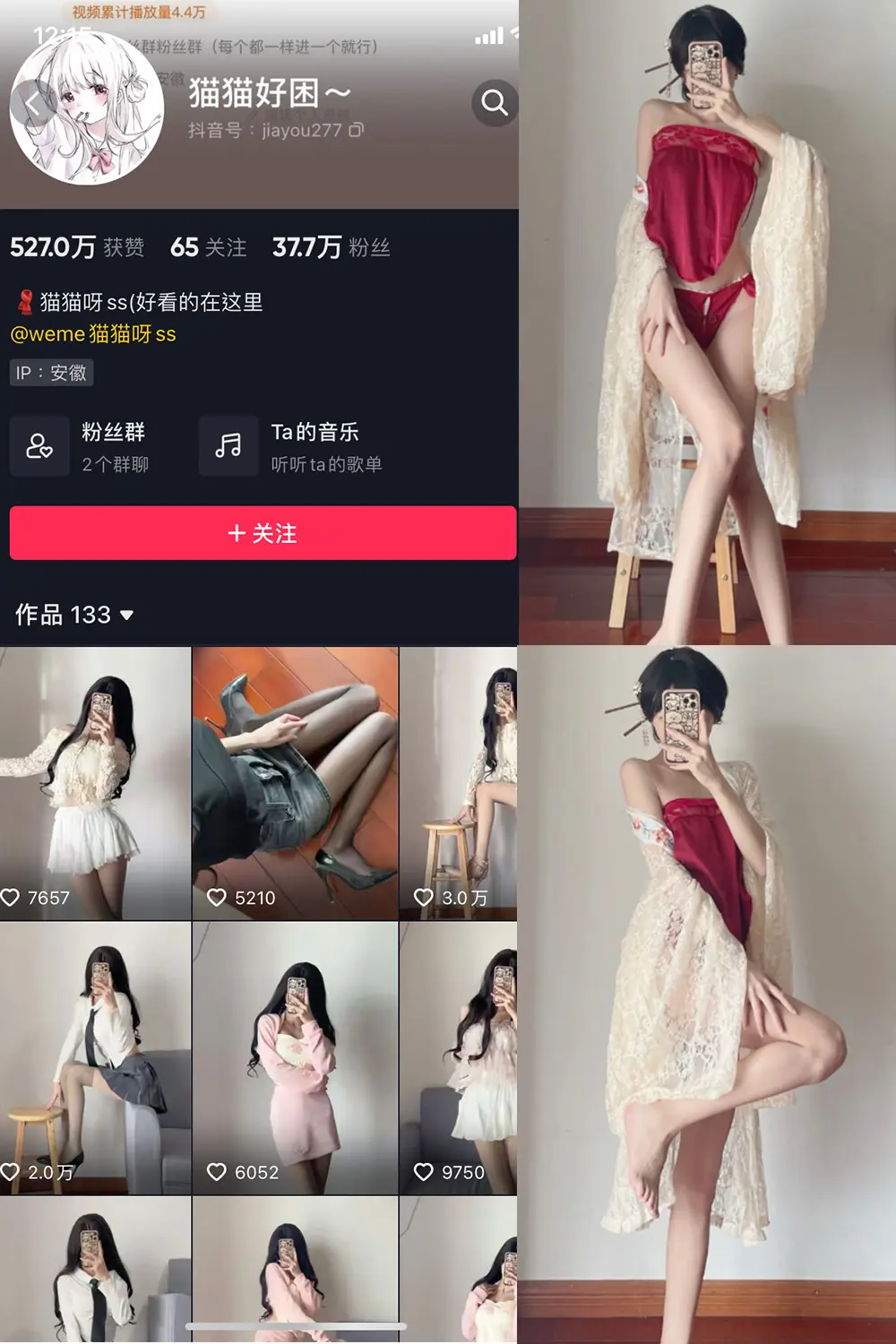 抖音 猫猫好困 微密圈 NO.012期 [9P]-微密部落