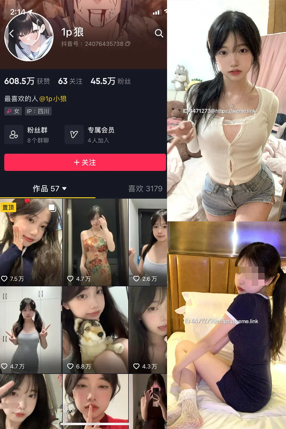 抖音 1p狼 微密圈 NO.002期 [22P1V]（失效勿购）-微密部落