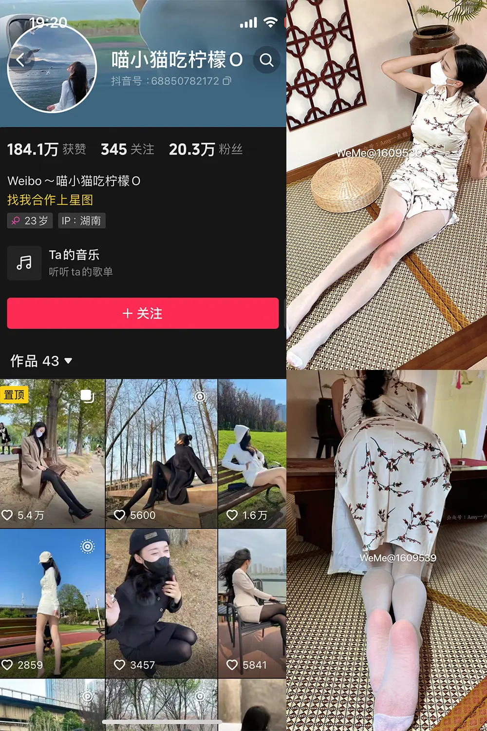 抖音 喵小猫吃柠檬 微密圈 NO.005期 [102P3V]-微密部落