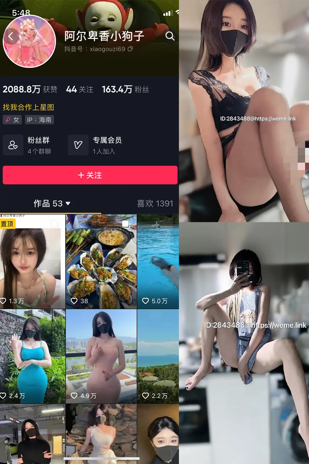 抖音 阿尔卑香小狗子 微密圈 NO.008期 [14P]最新至：2023.6.16-微密部落